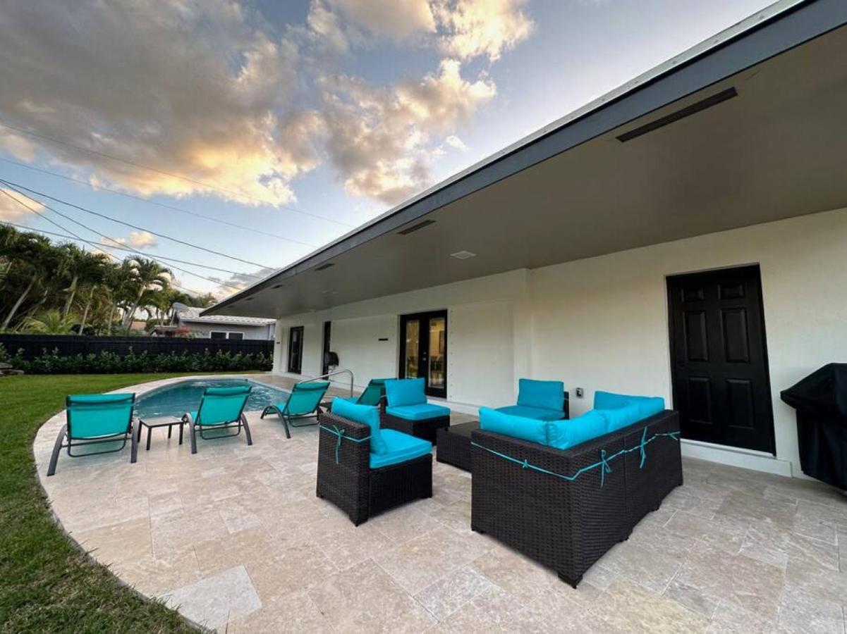 Вилла The Sun House - 3 Bed, 2 Bath, Private Pool, Fire Pit, Huge Backyard Форт-Лодердейл Экстерьер фото