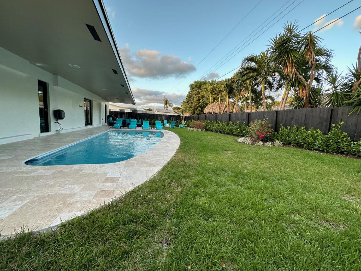 Вилла The Sun House - 3 Bed, 2 Bath, Private Pool, Fire Pit, Huge Backyard Форт-Лодердейл Экстерьер фото